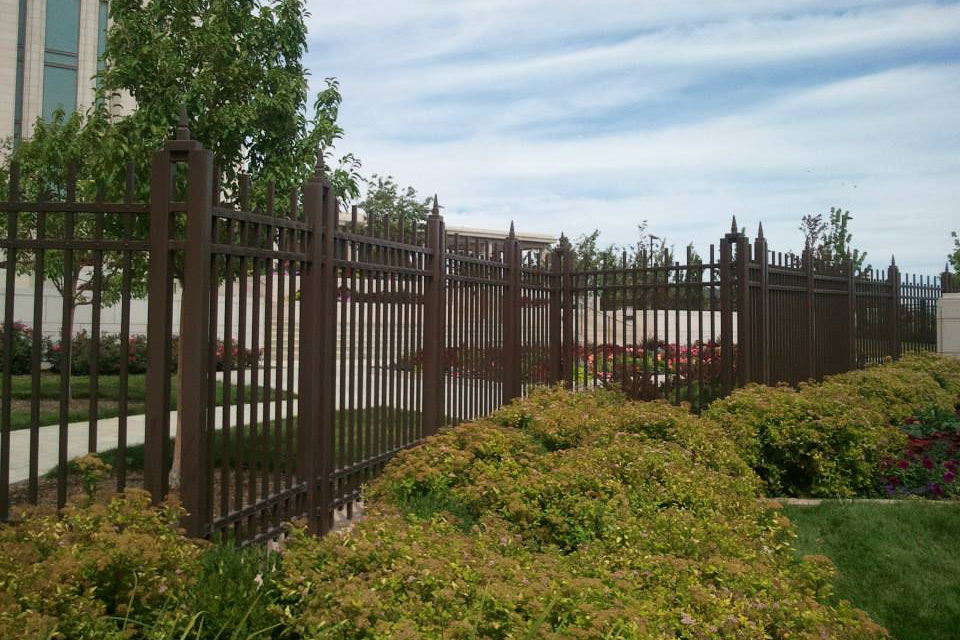 Ornamental Fencing on Temple Grounds